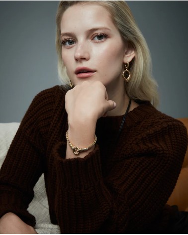 Pendientes Viceroy Mujer 15189E01012 - Aro con Colgante Reversible