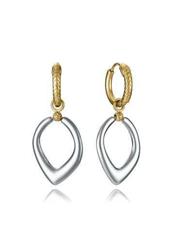 Pendientes Viceroy Mujer 15189E01012 - Aro con Colgante Reversible