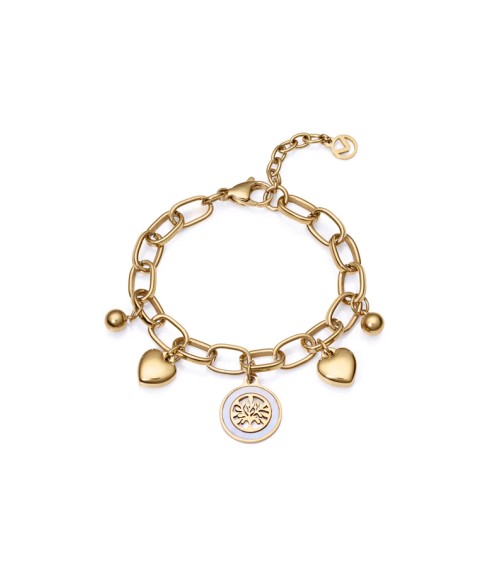 Pulsera Viceroy Sra. Fashion 15015P01012 | Acero IP Dorado y Charms