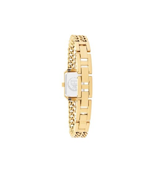 Reloj Tommy Hilfiger Sarah 1782842 para Mujer - Dorado y Negro Rectangular