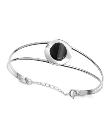 Pulsera de Plata y Azabache Fink "Compostela" (Ref. T129268) ✨