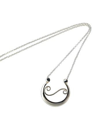 Gargantilla de Plata Fink "Fonsagrada Circular" (Ref. T025249) ✨