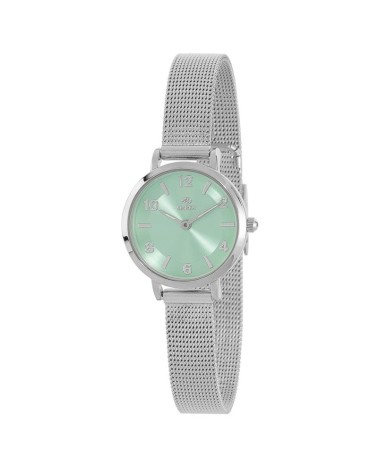 Reloj Marea Mujer Acero Malla Milanesa Esfera Verde Menta B41403/6⌚🌿
