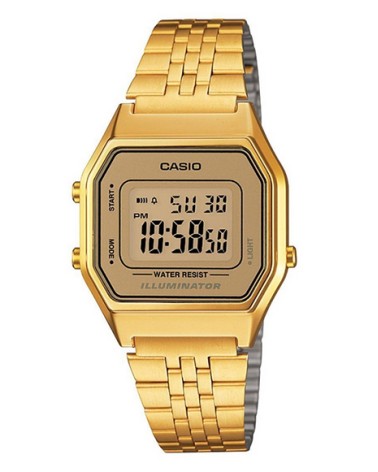 Casio LA680WEGA-9ER Vintage Series: Reloj Digital Dorado para Mujer | Joyería Onix Lugo