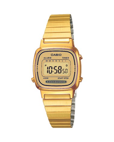 Reloj Casio Vintage LA670WEGA-9EF Dorado Mini ⌚✨
