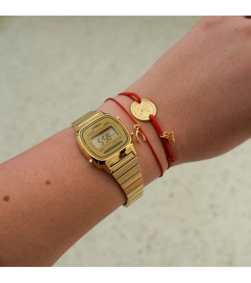 Reloj Casio Vintage LA670WEGA-9EF Dorado Mini ⌚✨