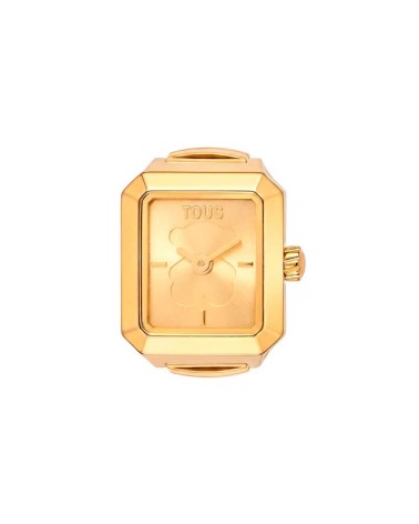 Anillo-Reloj TOUS Karat de Acero Dorado