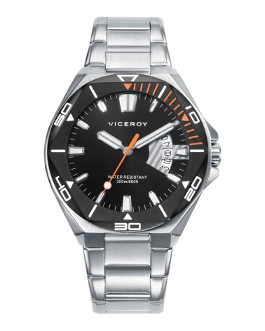 Reloj Viceroy Heat Hombre Acero Negro 20 ATM