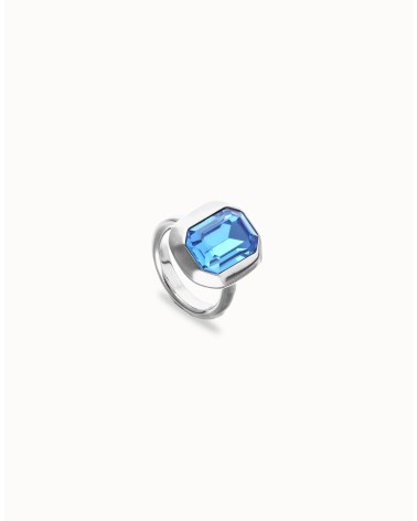 Anillo Uno de 50 Núcleo Cristal Azul