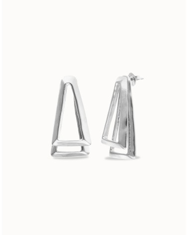 Pendientes Uno de 50 Aro Plata