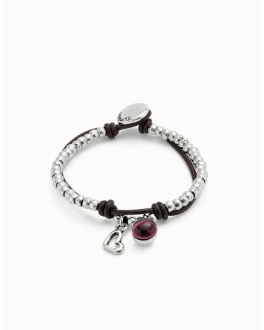 Pulsera Uno de 50 Ser Fascinante Morada