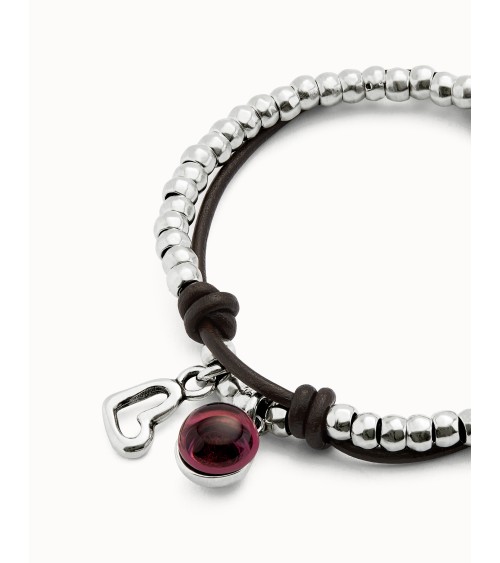 Pulsera Uno de 50 Ser Fascinante Morada