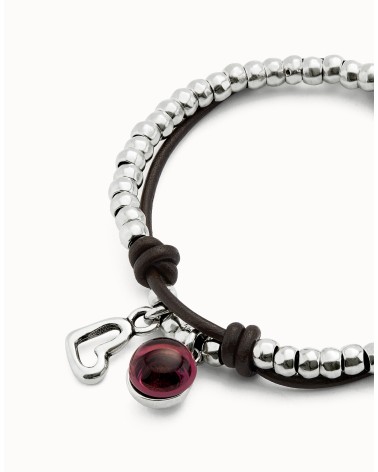 Pulsera Uno de 50 Ser Fascinante Morada