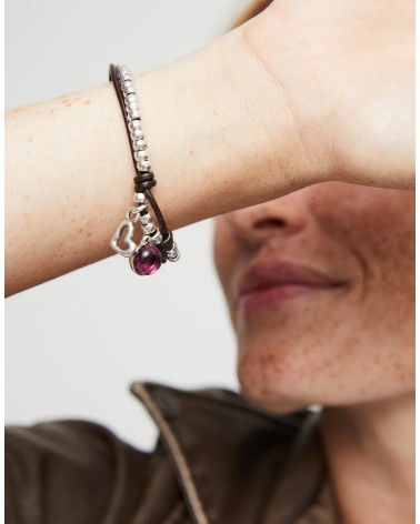 Pulsera Uno de 50 Ser Fascinante Morada