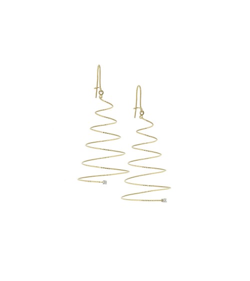 Pendientes de Oro Magic Wire SILENZIO