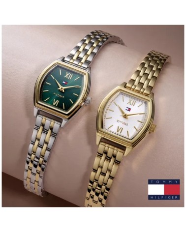 Reloj Tommy Hilfiger Norah Mujer Tonneau Esfera Verde