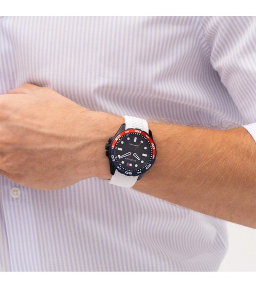 Reloj Tommy Hilfiger Th-Regatta Hombre Deportivo Silicona Blanco
