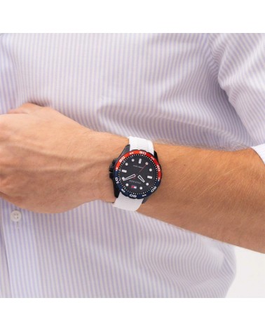 Reloj Tommy Hilfiger Th-Regatta Hombre Deportivo Silicona Blanco