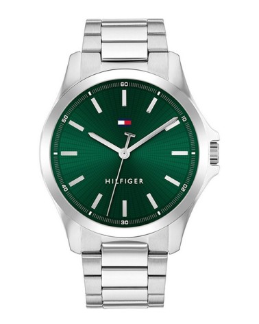 Reloj Tommy Hilfiger Bruce Hombre Acero Esfera Verde