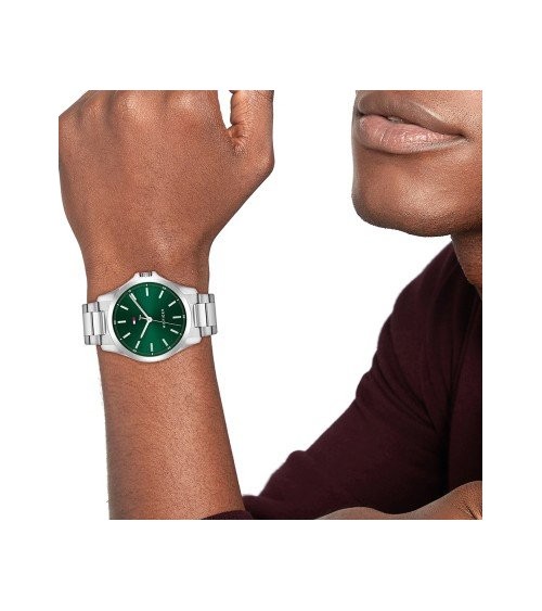 Reloj Tommy Hilfiger Bruce Hombre Acero Esfera Verde
