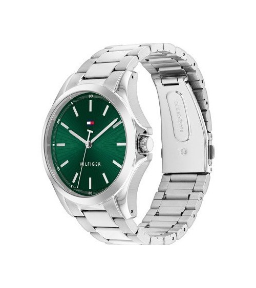 Reloj Tommy Hilfiger Bruce Hombre Acero Esfera Verde