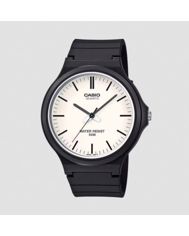 Reloj Casio Analógico XL Esfera Blanca