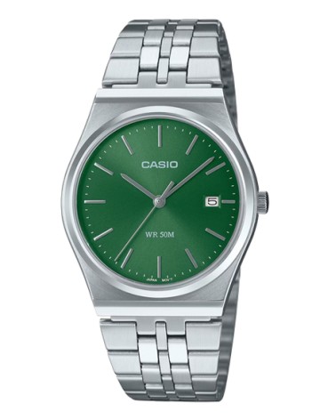Reloj Casio Collection Acero Esfera Verde Tiffany