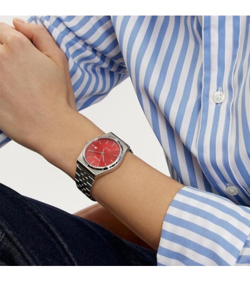 Reloj Casio Collection Acero Esfera Roja