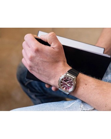 Reloj Casio G-Shock Metal Solar Bluetooth Morado