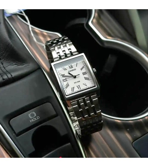 Reloj Casio Collection Acero Multifunción Blanco