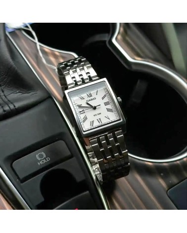 Reloj Casio Collection Acero Multifunción Blanco