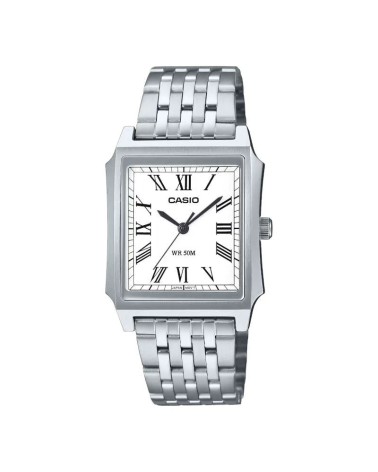 Reloj Casio Collection Acero Multifunción Blanco