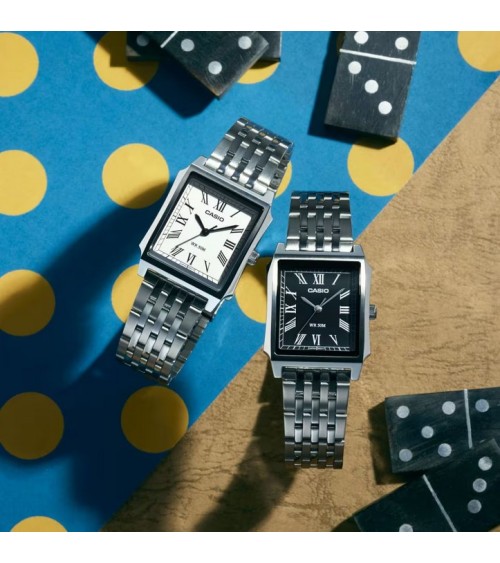 Reloj Casio Collection Acero Multifunción Blanco