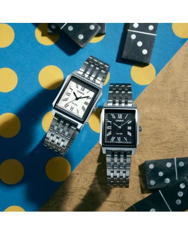 Reloj Casio Collection Acero Multifunción Blanco