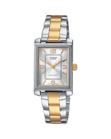 Reloj Casio bicolor rectangular señora LTP-1234PSG-7AEG