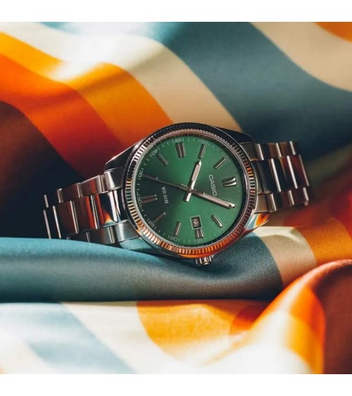 Reloj Casio verde MTP-1302PD-3AVEF