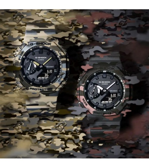 Reloj Casio G-Shock camuflaje militar GA-2100CM-5AER