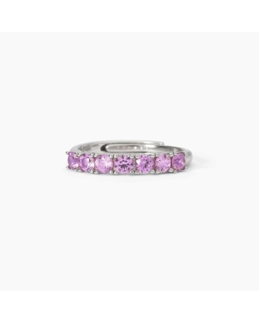 Anillo de Plata con Turmalinas Sintéticas Multicolor Mabina | Joyería Onix Lugo