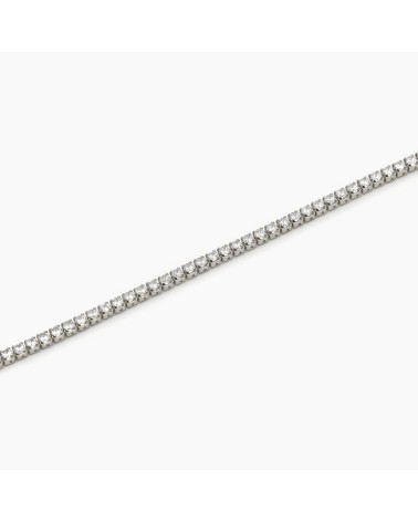 Tobillera de Plata con Pavé de Zirconitas Blancas Mabina | Joyería Onix Lugo