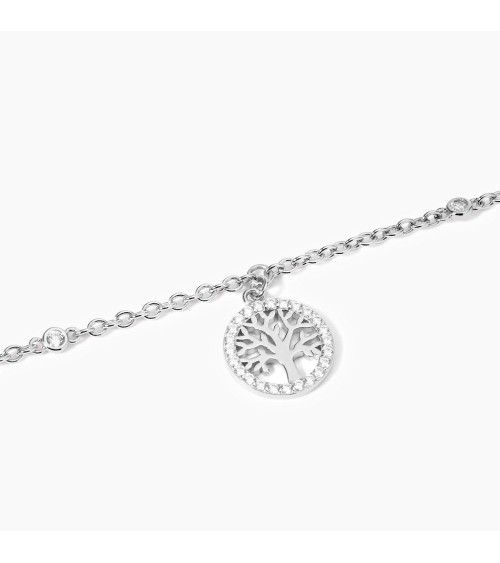 Pulsera de Plata Árbol de la Vida con Zirconitas Mabina | Joyería Onix Lugo