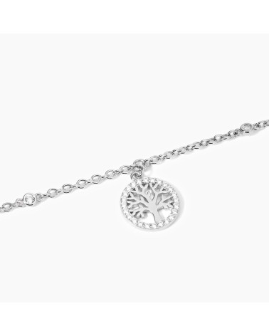 Pulsera de Plata Árbol de la Vida con Zirconitas Mabina | Joyería Onix Lugo