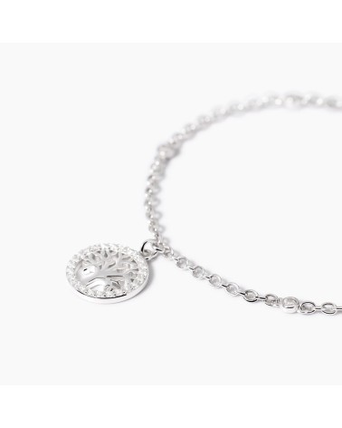 Pulsera de Plata Árbol de la Vida con Zirconitas Mabina | Joyería Onix Lugo