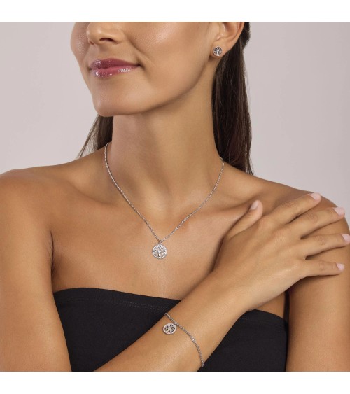 Pulsera de Plata Árbol de la Vida con Zirconitas Mabina | Joyería Onix Lugo