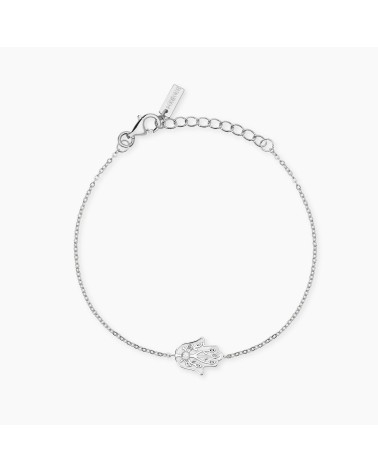 Pulsera Tennis de Plata Mano de Fátima con Zirconitas Mabina | Joyería Onix Lugo