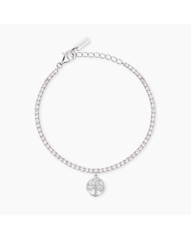 Pulsera Tennis de Plata Árbol de la Vida con Zirconitas Mabina | Joyería Onix Lugo