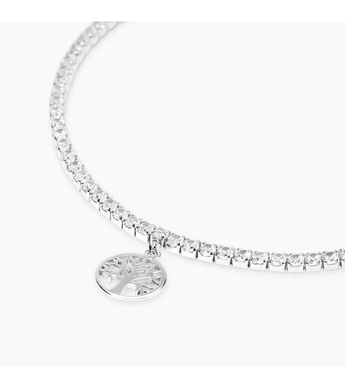 Pulsera Tennis de Plata Árbol de la Vida con Zirconitas Mabina | Joyería Onix Lugo