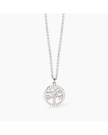 Gargantilla de Plata Árbol de la Vida con Zirconitas Mabina | Joyería Onix Lugo