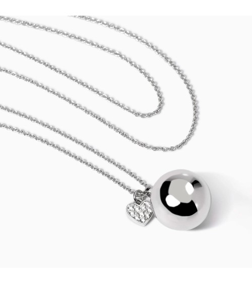Llamador de Ángeles de Plata con Zirconitas Mabina | Joyería Onix Lugo