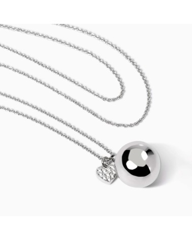 Llamador de Ángeles de Plata con Zirconitas Mabina | Joyería Onix Lugo