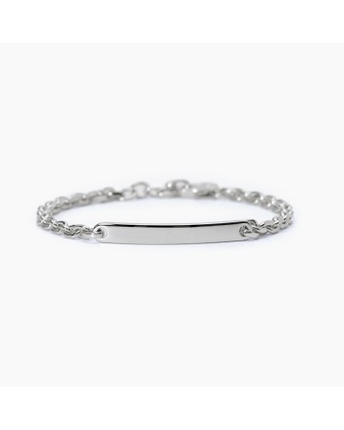 Pulsera de Plata para Hombre con Eslabones Rectangulares Mabina | Joyería Onix Lugo